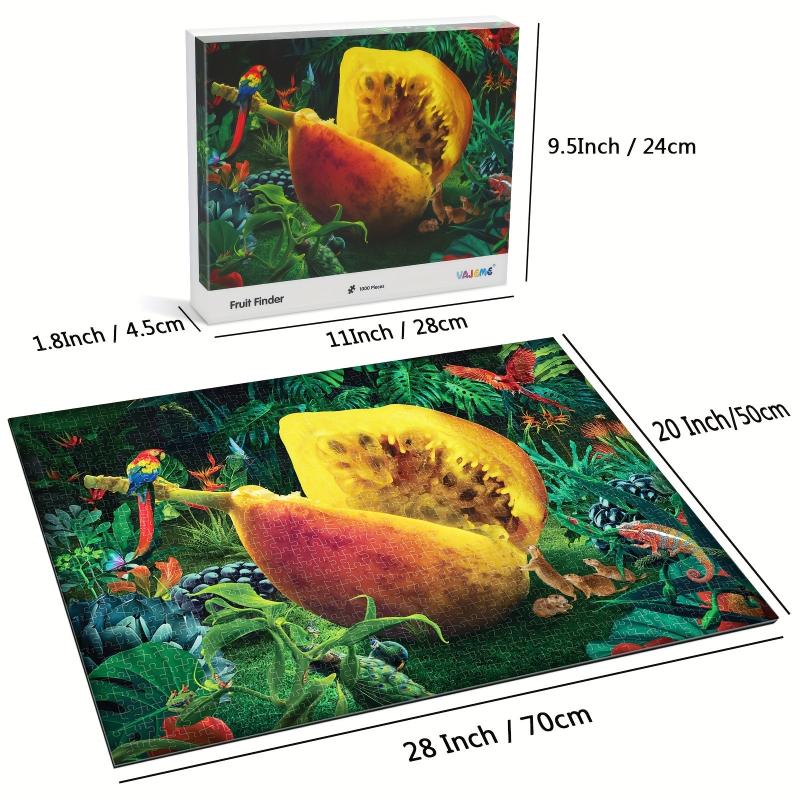 1000 Piece Bird and Fruit Puzzle Game for Adults and Kids