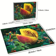 1000 Piece Bird and Fruit Puzzle Game for Adults and Kids