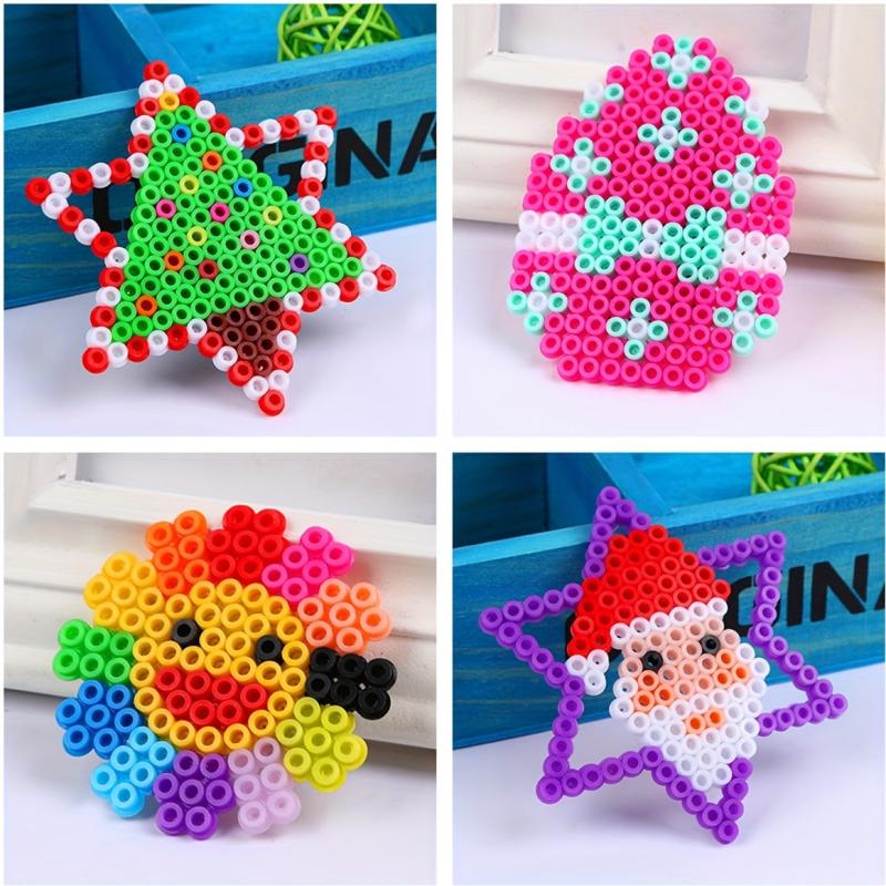 500 Pcs 5mm Fuse Beads Refill Bag for DIY Arts and Crafts