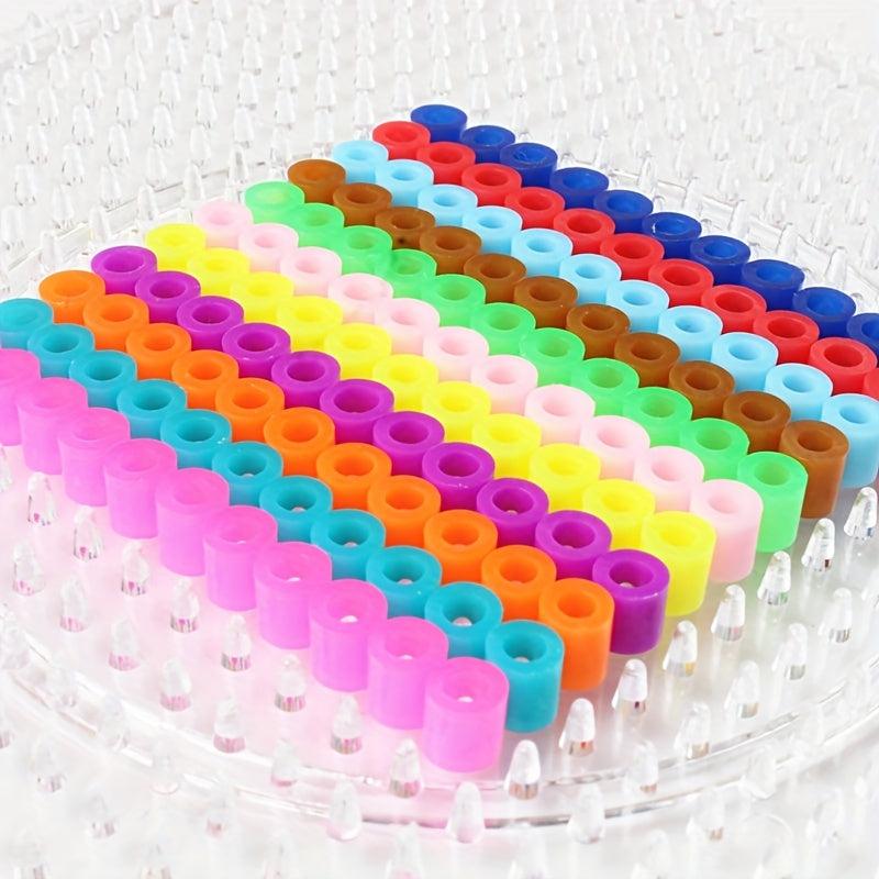 500 Pcs 5mm Fuse Beads Refill Bag for DIY Arts and Crafts