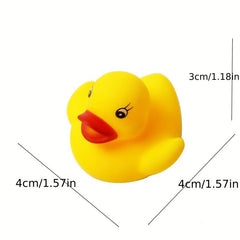 10pcs Colorful Mini Duck Bath Toys for Kids Water Play Toys Gift