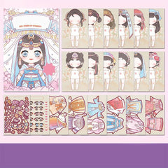 Princess Dress Up Party Sticker