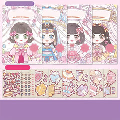 Princess Dress Up Party Sticker