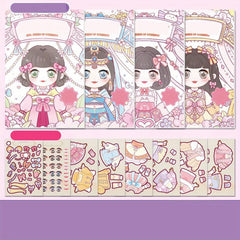 Princess Dress Up Party Sticker