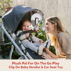 Baby Stroller Toys Hanging Sensory Toys with Wind Chimes and Sounds