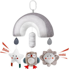 Baby Stroller Toys Hanging Sensory Toys with Wind Chimes and Sounds
