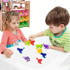 20pcs Bath Toys Sensory Toys For 3 7 Year Old Boys Girls Sucker Building Blocks