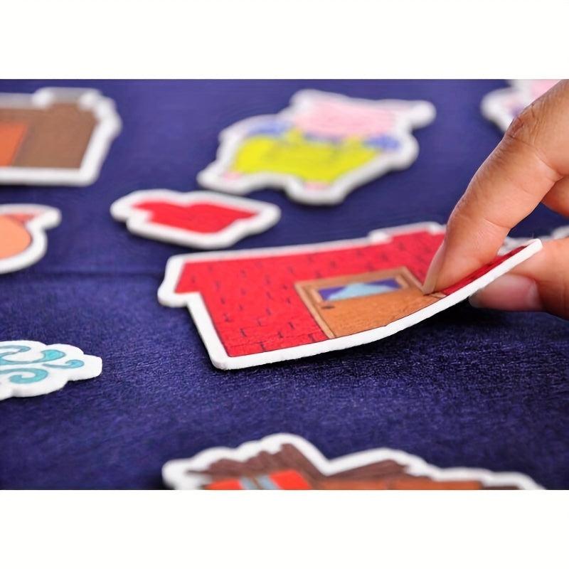 Felt Busy Board Story Cover Set Halloween Christmas Thanksgiving