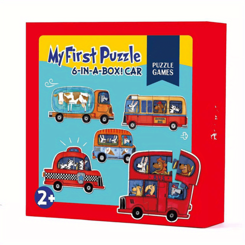 Children's Fun Large Puzzle Toys - Animal and Transportation Models