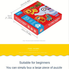 Children's Fun Large Puzzle Toys - Animal and Transportation Models