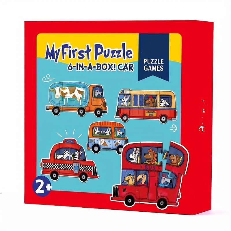 Children's Fun Large Puzzle Toys - Animal and Transportation Models