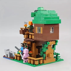 Kids Tree House Puzzle Assembly Village House Toy