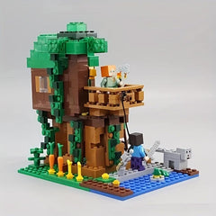 Kids Tree House Puzzle Assembly Village House Toy