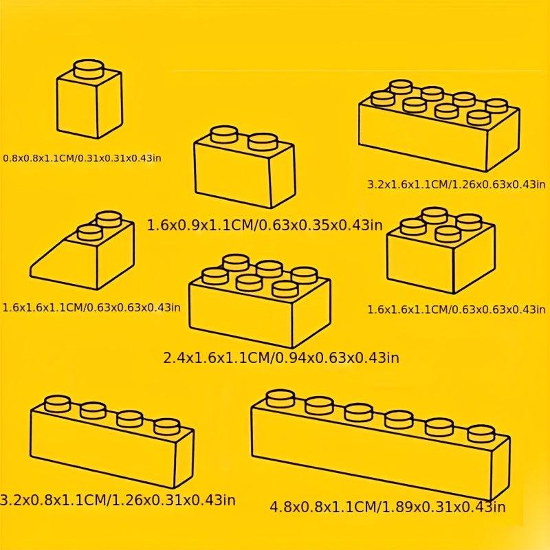 500pcs Educational Building Blocks For Creative Construction DIY Toys