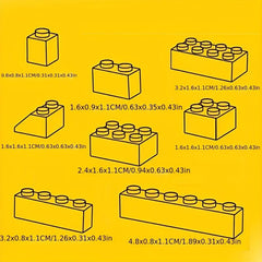 500pcs Educational Building Blocks For Creative Construction DIY Toys