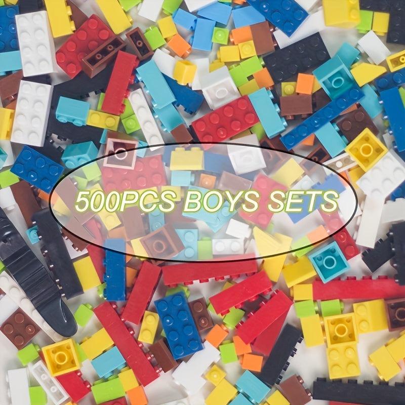 500pcs Educational Building Blocks For Creative Construction DIY Toys