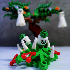 Halloween Building Block Toy Pumpkin Ghost Model Educational Gift