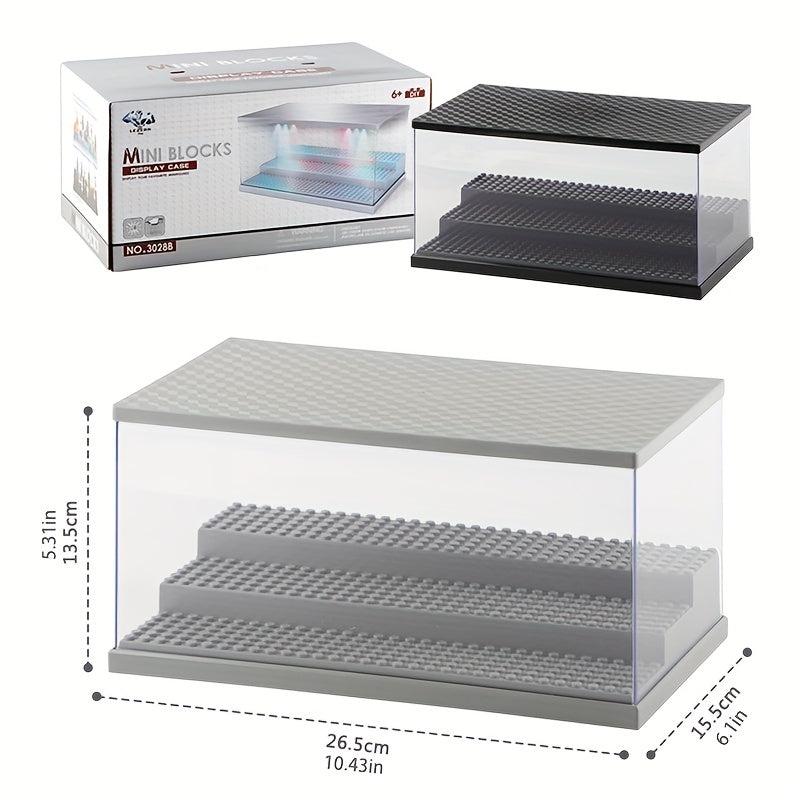 Large Building Block Doll DIY Display Box Dust Cover Storage