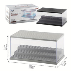 Large Building Block Doll DIY Display Box Dust Cover Storage