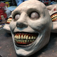 Men's Halloween Horror Smiling Face & Eye Mask