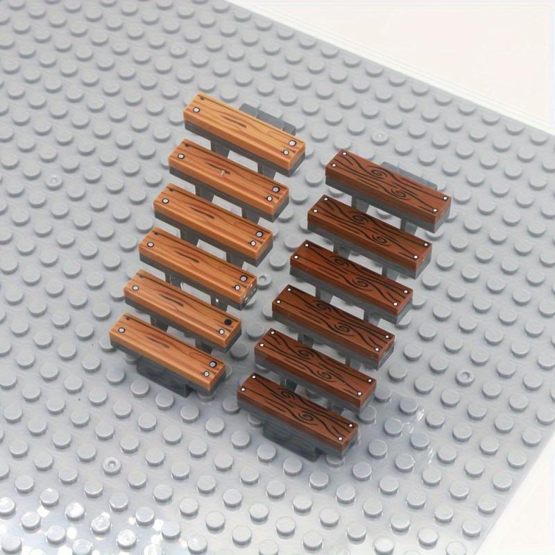 1X4 Wooden Grain Printed Blocks City Wooden Blocks House Accessories