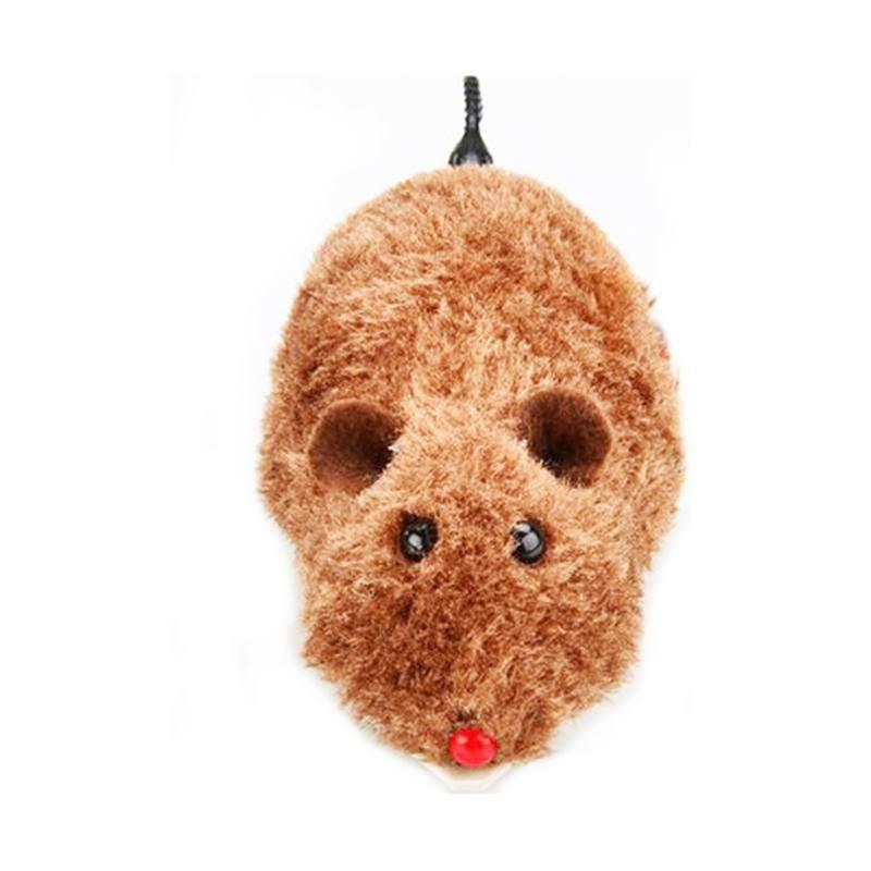 Wind Up Plush Mouse Toy For Indoor Cats