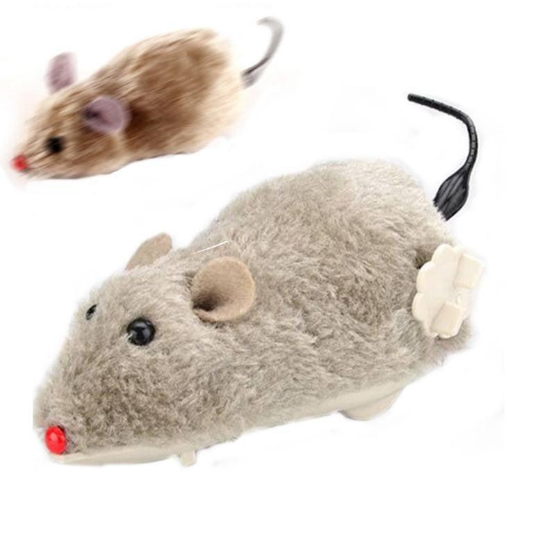 Wind Up Plush Mouse Toy For Indoor Cats