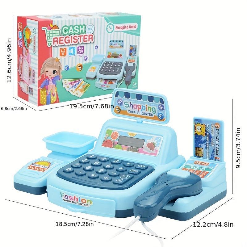Children's Simulation Supermarket Cash Register Play House Toy