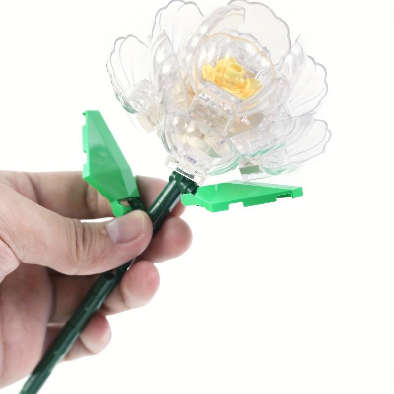 Flower Bouquet Building Blocks Set - Creative Artificial Flower Building Kit