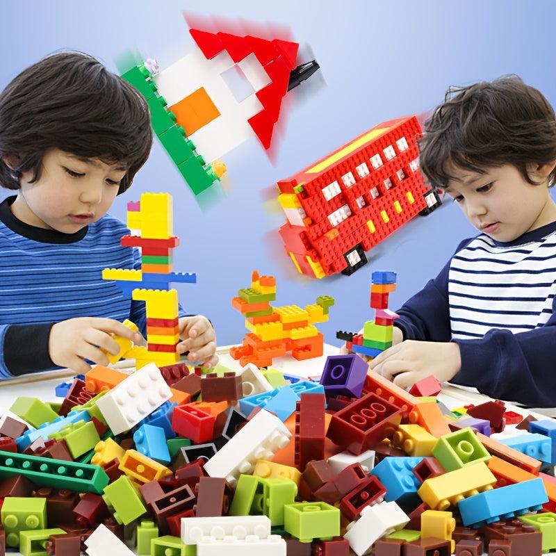500pcs Building Blocks DIY Bricks Small Size Assembly Models Educational Toys