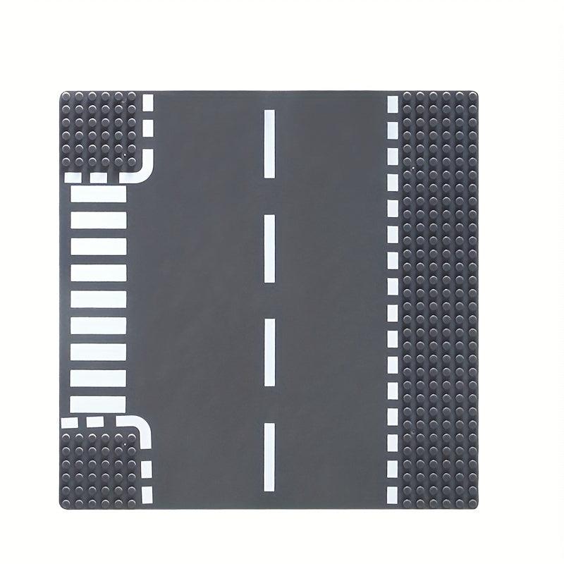 1pc Urban Road Town Building Block Floor Halloween Christmas Thanksgiving