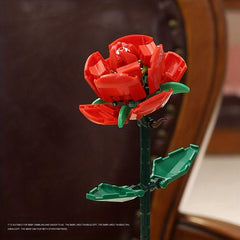 DIY Rose Building Blocks Decorating Ornaments for Holidays