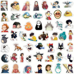 50pcs Anime Romantic Cartoon Doodle Stickers Waterproof DIY Creative Toys