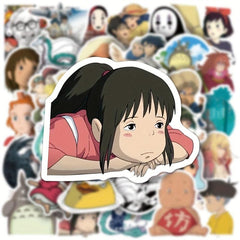 50pcs Anime Romantic Cartoon Doodle Stickers Waterproof DIY Creative Toys
