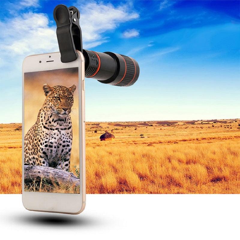 8x Long Focus Mobile Phone Lens HD Camera Telescope External Zoom Lens