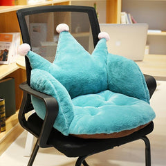 Crown Winged Sofa Cushion Half Surrounded Seat Cushion
