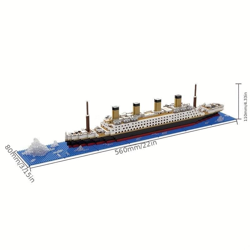 Educational Cruise Model Building Blocks Toy Gift