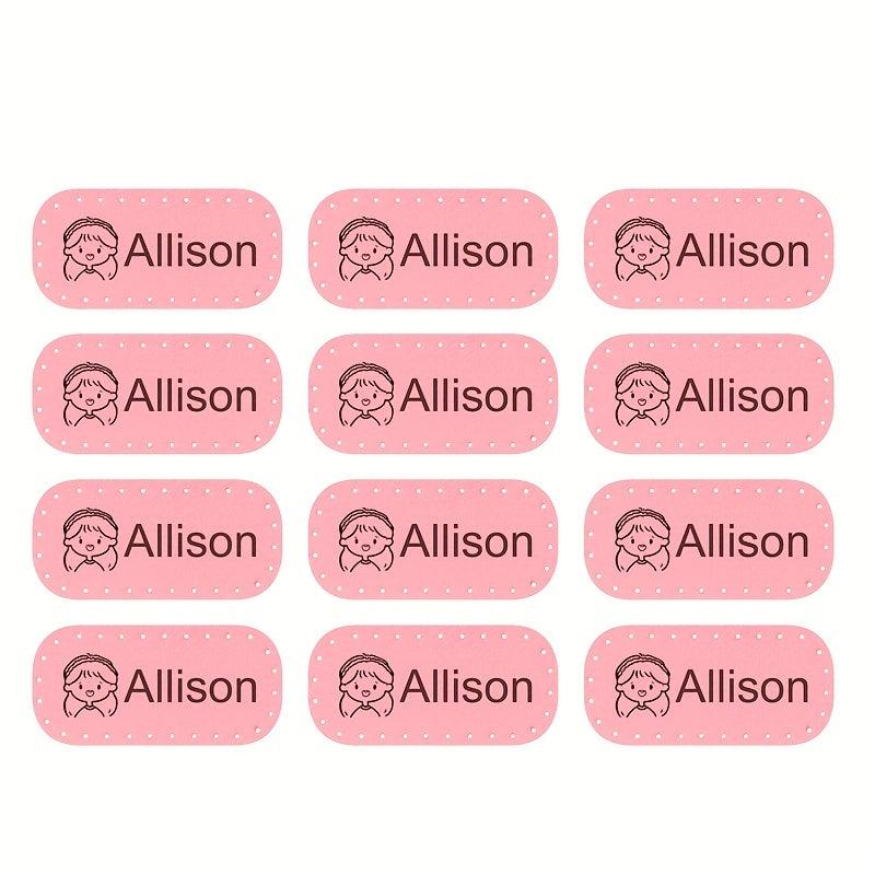 Custom Cloth Name Sticker Iron On Waterproof Transfer Label