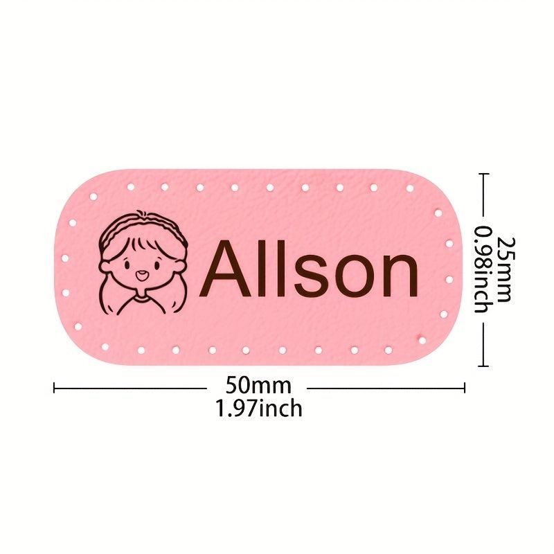 Custom Cloth Name Sticker Iron On Waterproof Transfer Label