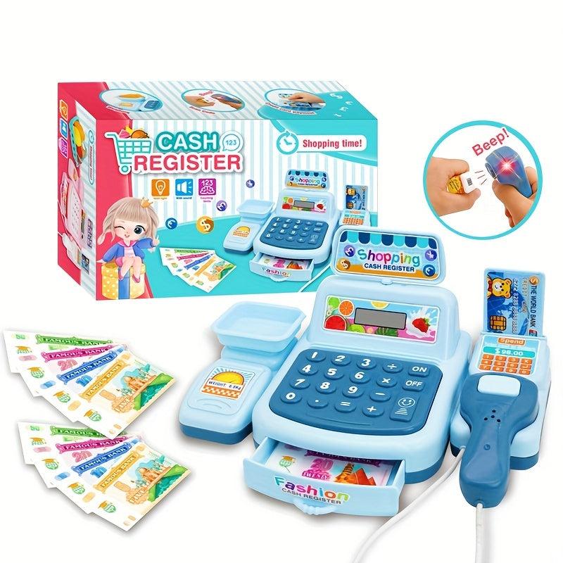 Kids Supermarket Cash Register Set Pretend Play Toy