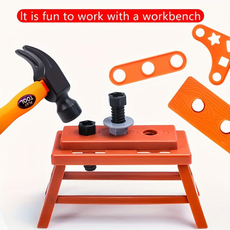 38pcs Kids Tool Set Pretend Play Construction Toy