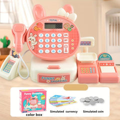 Supermarket Cash Register Set Interactive Play House Toy