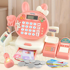 Supermarket Cash Register Set Interactive Play House Toy