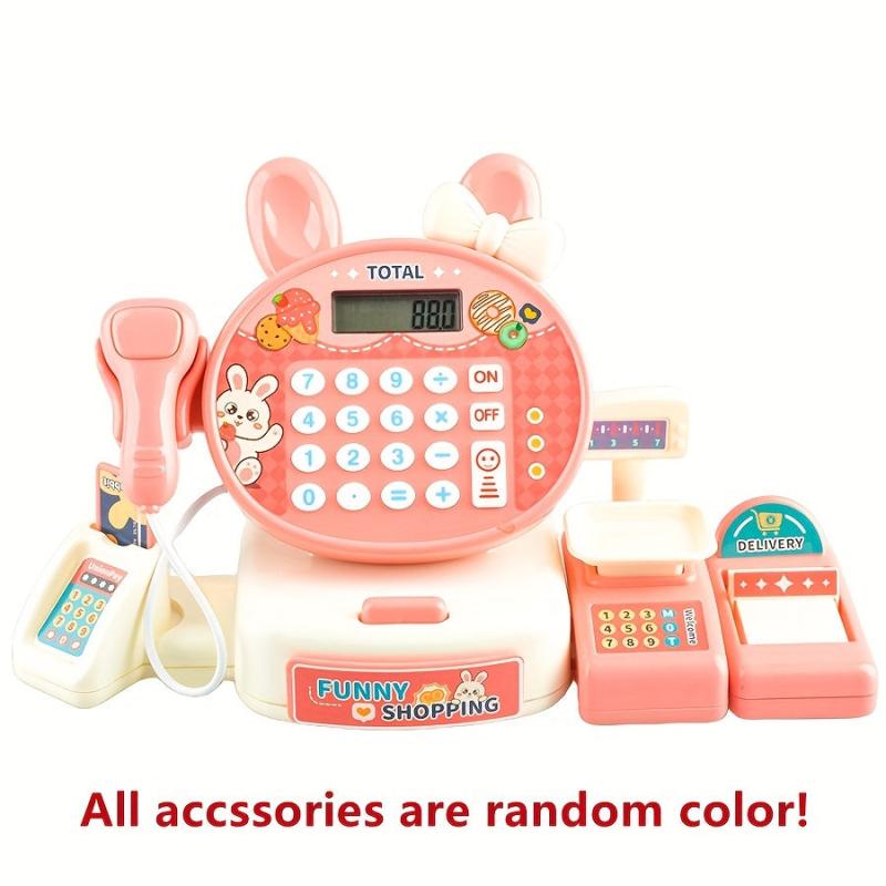 Supermarket Cash Register Set Interactive Play House Toy