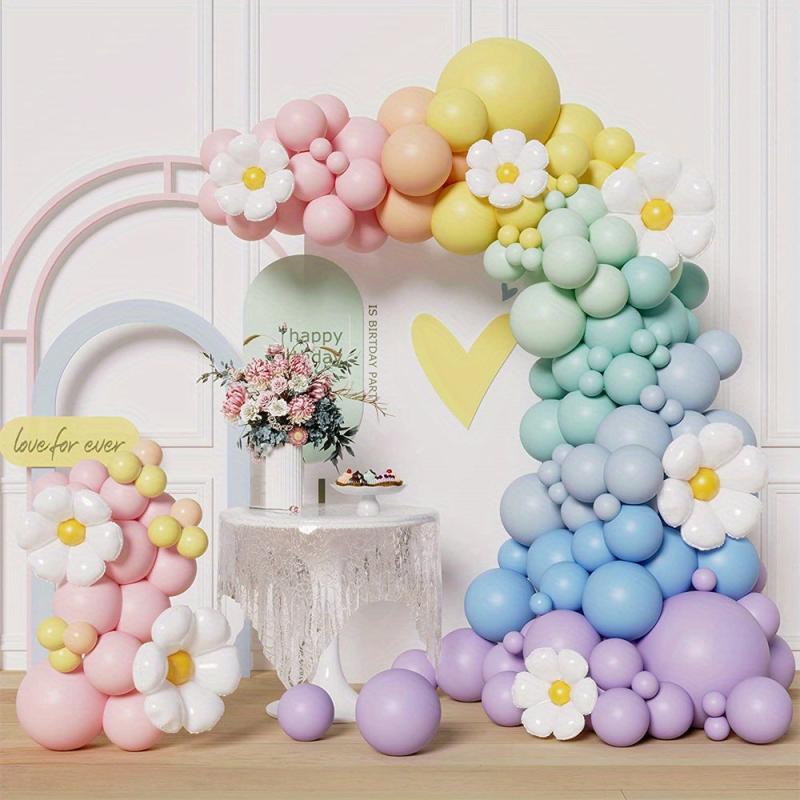 189pcs Daisy Pastel Balloons Garland Kit Baby Shower Wedding Birthday