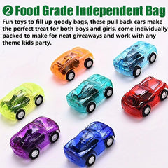 10pcs Pull Back Race Cars Party Favor Mini Toy Cars for Kids
