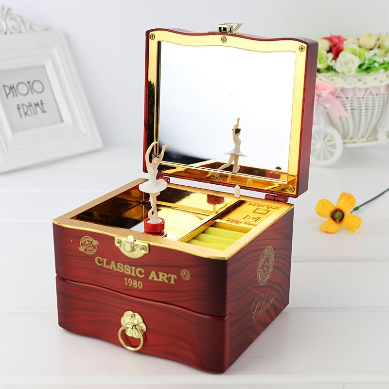 Dancing Ballet Girls Princess Jewelry Box For Kids Birthday