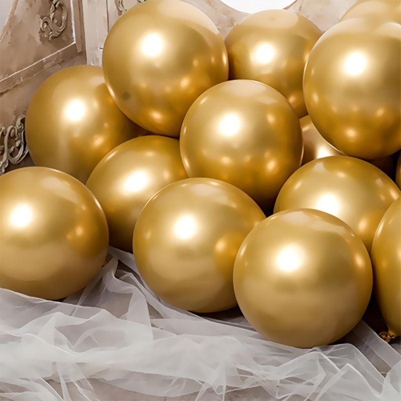124pcs Golden Balloon Arch Set Wedding Birthday Party Decoration