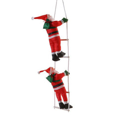 Santa Claus Window Climbing Ladder Christmas Pendant