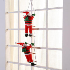 Santa Claus Window Climbing Ladder Christmas Pendant